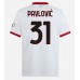 AC Milan Strahinja Pavlovic #31 Borte Drakt 2024-25 Kortermet